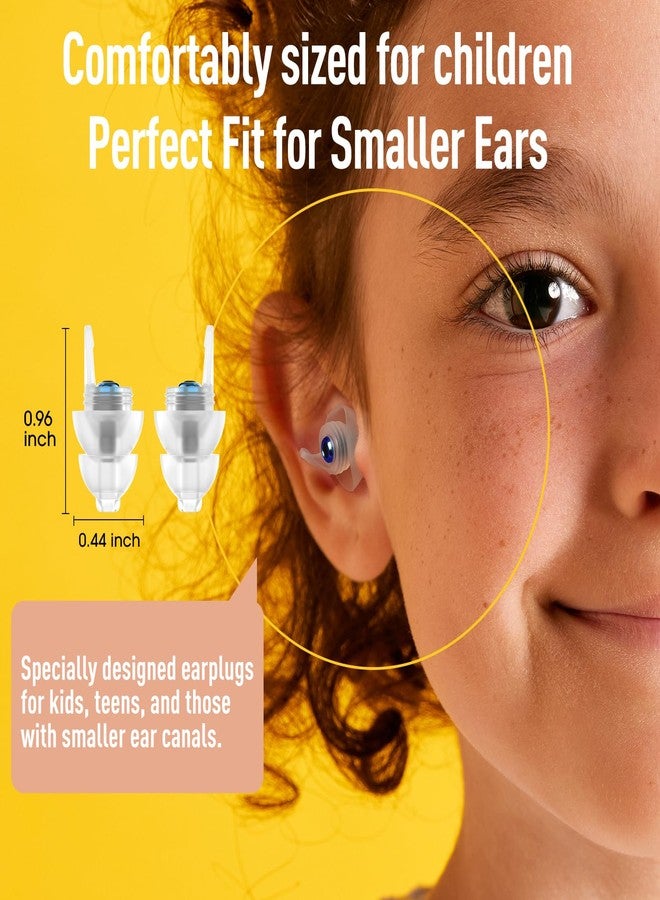Hearprotek Kids Earplugs (6-12 yrs) - 2 Pairs High Fidelity Concert Ear Plugs for Children, Adults with Small Ear Canals, 23dB Kids Noise Reduction Earplugs for Concerts, Rehearsal, Festival, Party (Blue) - Image 5